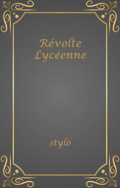 Révolte Lycéenne