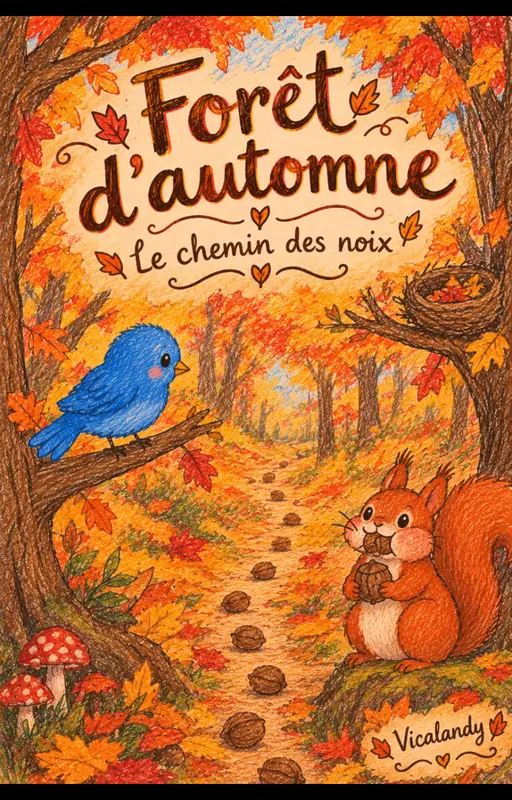 Forêt d’automne: Le chemin des noix 🍂