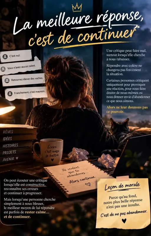 La meilleure réponse :c'est de continue