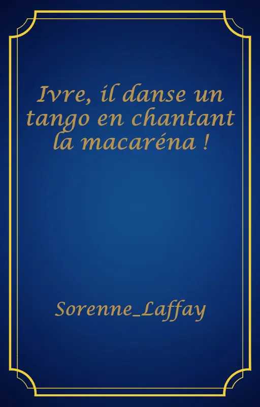 Ivre, il danse un tango en chantant la macaréna !