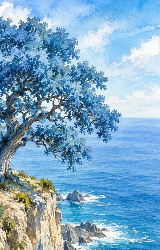 Bleu automnal