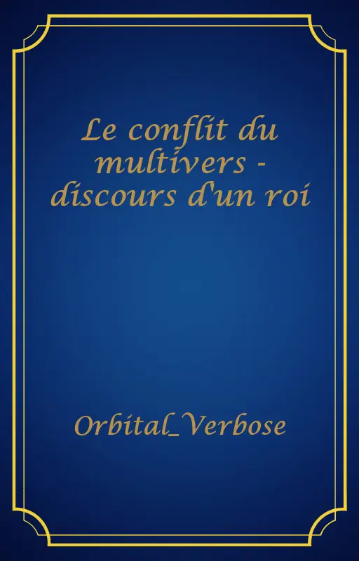 Le conflit du multivers - discours d'un roi